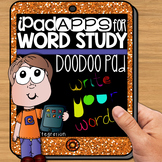 iPad Spelling Activities and Word Work Center using DooDoo Pad