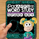 iPad Spelling Activities and Word Work Center using Spark Art