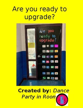 Preview of iPhone Classroom Door or Bulletin Board Decorations