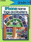 Editable iPhone Name Tags and Rosters