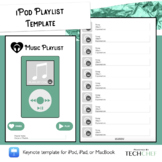 iPod Playlist Editable Template (Keynote for iPod, iPad, MacBook)