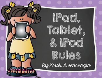 Preview of iPad/Tablet/iPod Rules for the Classroom