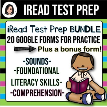 Preview of iRead Test Prep *No Prep Google Forms BUNDLE [Distance Learning]