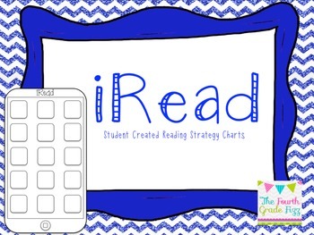 Preview of iRead - iPhone Themed Reading Strategy Chart