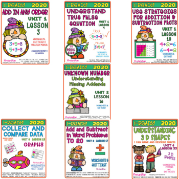 Preview of iReady 2020 Update Bundle - Supplemental  Resources for 1st Grade Math