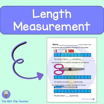 Preview of iReady First Grade Lesson 32: Length Measurement - 2024