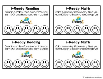 Preview of iReady Incentive Cards