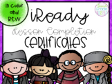 iReady Lesson Completion Awards
