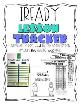 Preview of iReady Lesson Trackers