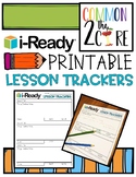 iReady Lesson Trackers - Printable