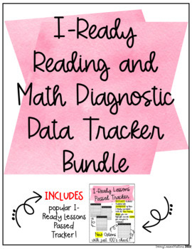 Preview of iReady Reading/Math Diagnostic/Goal Setting BUNDLE (NEW Growth Model)