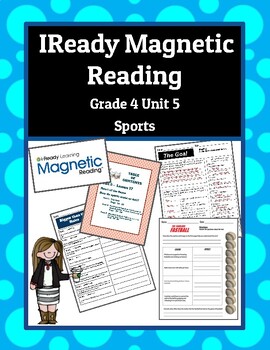 Preview of iReady Magnetic Reading, Grade 4 Unit 5