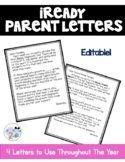 iReady Parent Letters- Editable