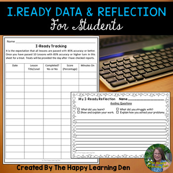 Preview of iReady Student Accountability and Reflection