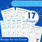 Summer Activity : Recipe for Ice Cream Template - How To M