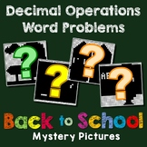 All Operations With Decimals Word Problems, 5th 6th Grade 