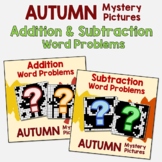 Addition And Subtraction Word Problems Fall Math Coloring 
