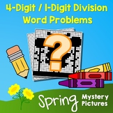 Spring Long Division Math Centers, Multi Digit Long Division Fun Worksheets