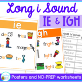 IE and IGH Phonics Packet  - Long I Worksheet Pack for Pho