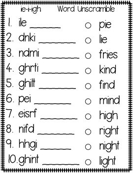 ie-i-igh Hands-on Spelling and Phonics by Bobbi Bates | TpT