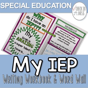 Preview of iep workbook