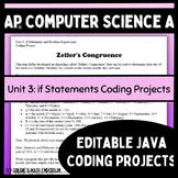 Goldie's AP® Computer Science A Coding Projects for Unit 3