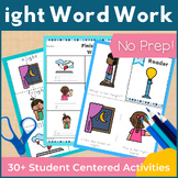 ight Word Family Word Work and Activities - Long I Word Work