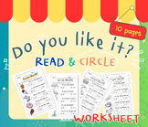 illustrative kindergarten worksheet conversation questions