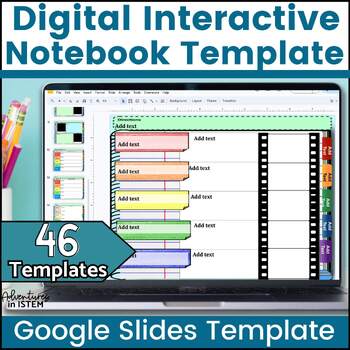 Preview of Google Slides templates Google Slides Digital Interactive Notebook Templates