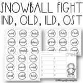 ind, old, ild, ost Snowball Fluency Game