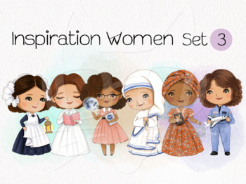 Preview of inspired women Clipart set3 instant download PNG file - 300 dpi