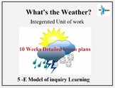 Integrated Unit of work : Theme Weather Grade 3-4
