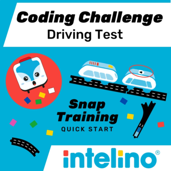 Preview of intelino coding challenge - Driving Test - Snap Quick Start- unplugged robotics