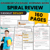 into reading hmh 5th grade,5th grade spiral review,grammar