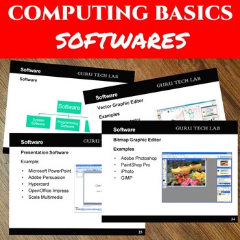 Preview of introduction to SOFTWARES for computer science and basic computing.