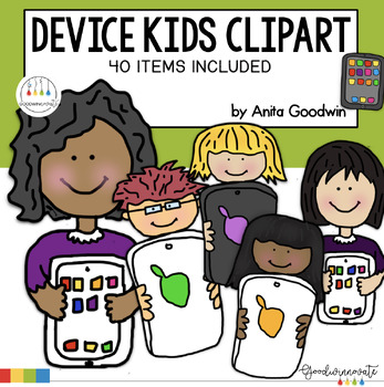 Preview of Device Kids clip art set