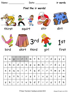 worksheets teachers free for kindergarten plans, lesson other teaching phonics worksheets and ir