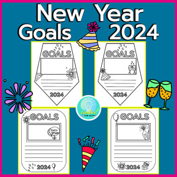 Goal Setting 2024 New Year Resolution Bulletin Board Smart Learning Goals