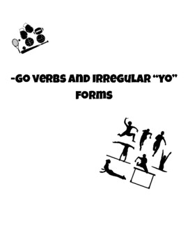 Preview of irregular "yo" verbs guided notes