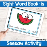 is Sight Word Book Seesaw Activity Distance Learning