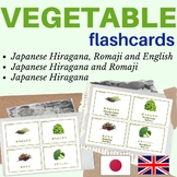 japanese VEGETABLES FLASH CARD | vegetables japanese flash