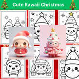 japanese christmas | CUTE KAWAII CHRISTMAS COLORING BOOK
