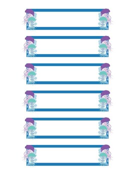 Preview of jellyFish Tags/Labels