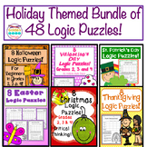 Holiday Bundle of Logic Puzzles 48 Puzzles at 25% off! Cri