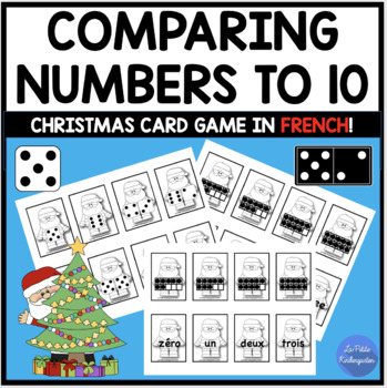 Joyeux Noel La Comparaison Des Nombres A 10 Jeu De Cartes Tpt