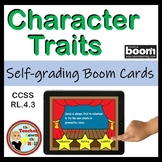 Character Traits BOOM Cards Digital Character Analysis Activity 