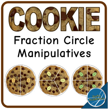 Preview of Cookie Fraction Circle Manipulatives
