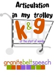 k & g In My Trolley Articulation Game