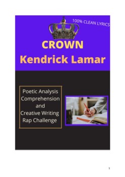 Preview of kendrick lamar -song analysis and creative rap challenge 'Crown'