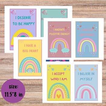 kids Positive Affirmations | Kids Affirmation Cards, Promote A Positive